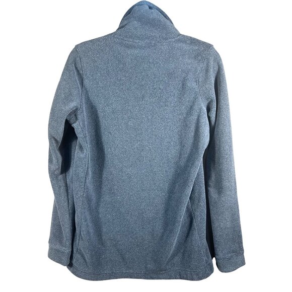 Nike Women's S Dri-Fit Pullover Sweatshirt Blue Layering Ski Roll Sleeves & Neck - Picture 6 of 11